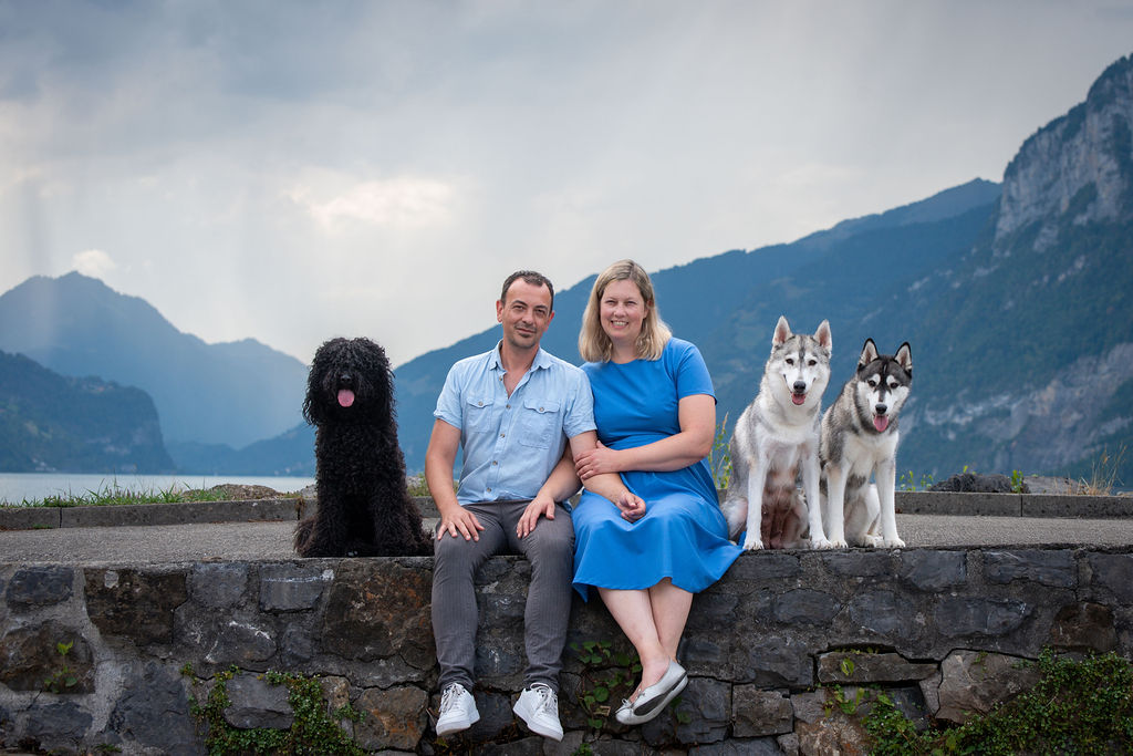 Levi, Andreas, Selina, Kona und Joya